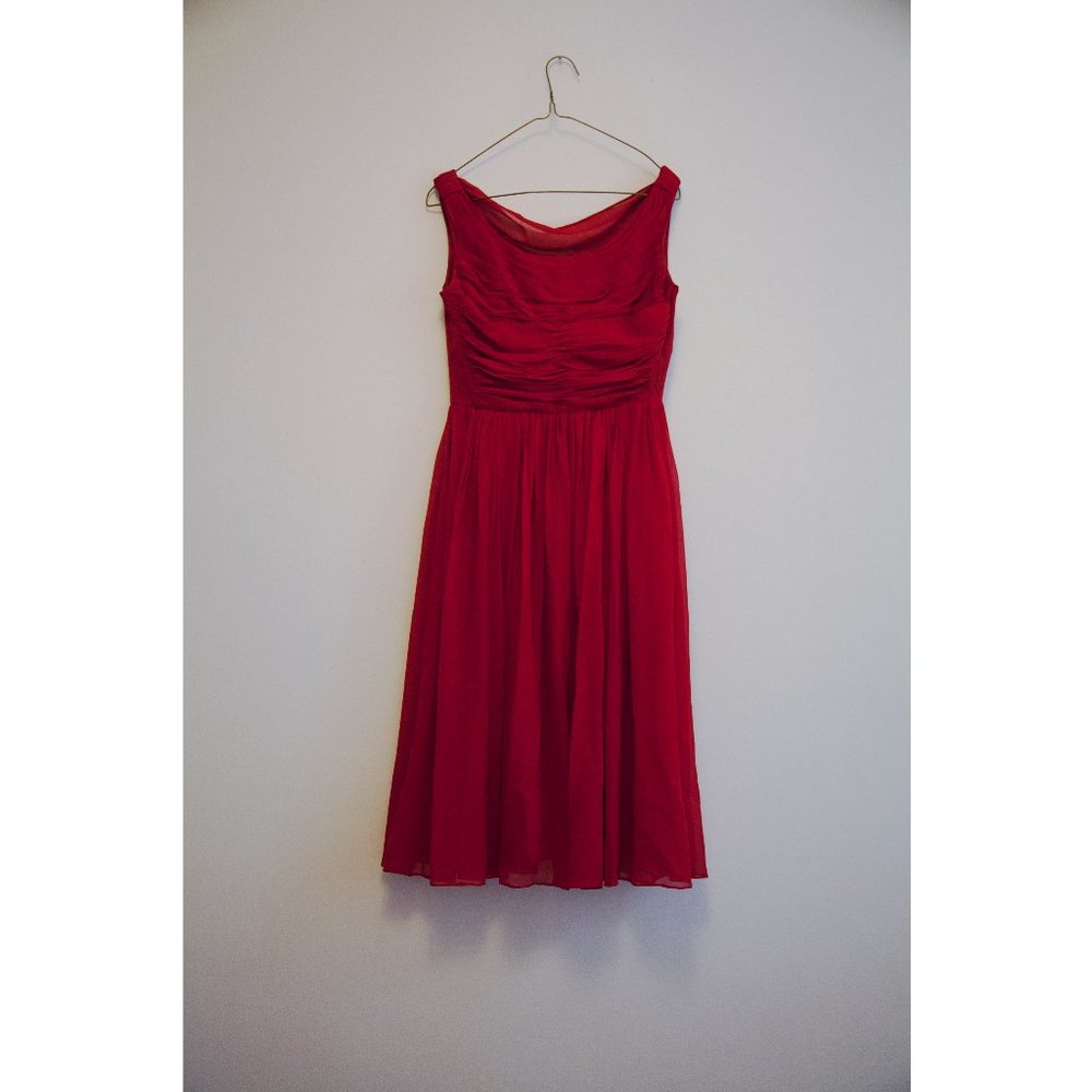 Beautiful Red Dress - Shell 100% Silk